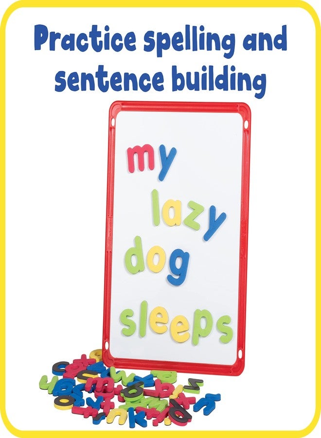 READY 2 LEARN Magnetic Alphabet - Lowercase - 52 Letters - Kids Foam Letter Magnets for the Classroom, Refrigerator or White Board - Large Magnets for Better Attraction - Image 3